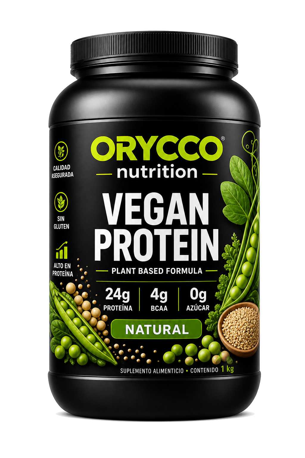 Orycco Vegan Protein 1kg — proteína vegana Chile