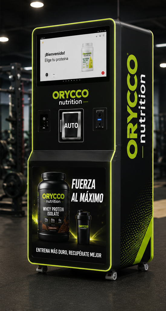 Máquina Expendedora de Proteína Whey Orycco